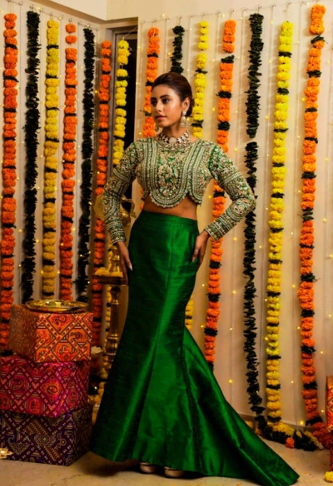 Emerald Majesty Gown